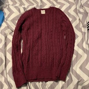 Cable knit sweater